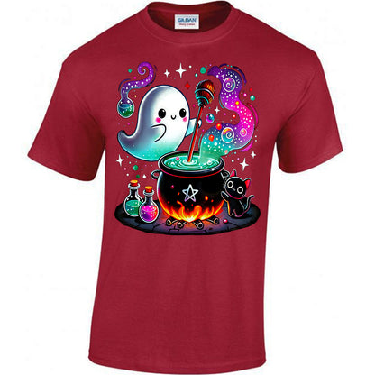 A Ghost Brewing Potions T-shirt