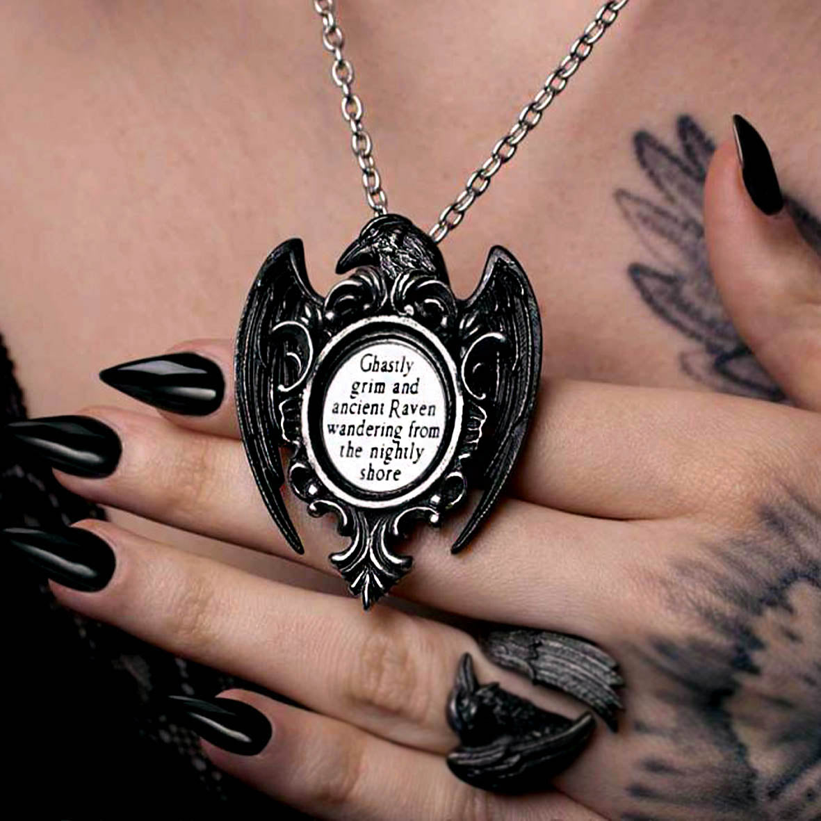 Quoth The Raven Pendant