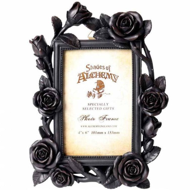 Rose & Vine Photo Frame (Black)