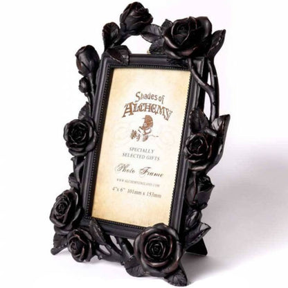 Rose & Vine Photo Frame (Black)