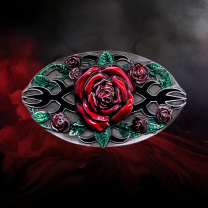 Tribal Roses Belt Buckle