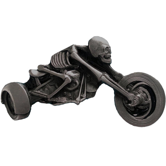 Skeleton Trike Rider Belt Buckle