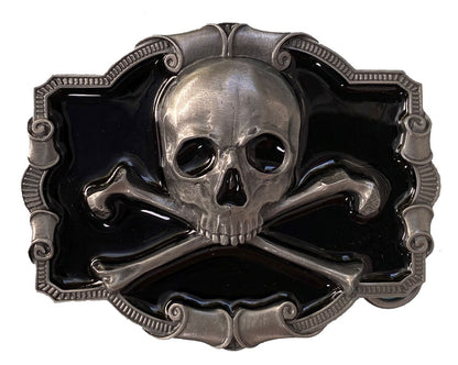 Skull & Crossbones Belt Buckle