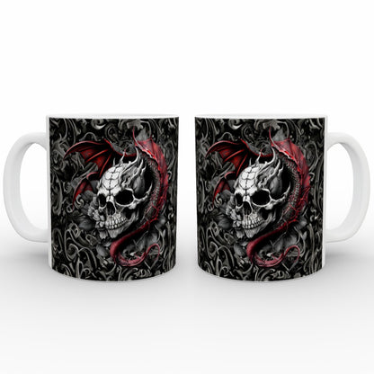 Skull With Dragon Spirit - Mug Set