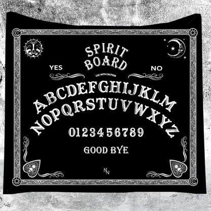 Ouija Spirit Board Blanket