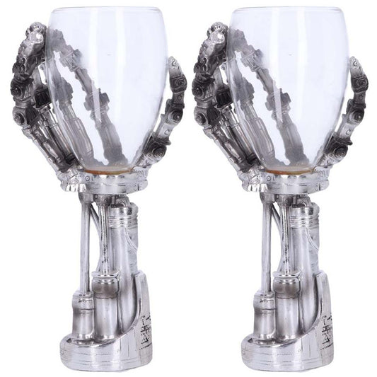 Terminator 2 T-800 Hand Goblet - Set of 2