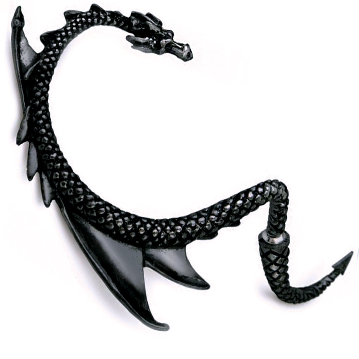 The Dragon's Lure - Black Ear-Wrap