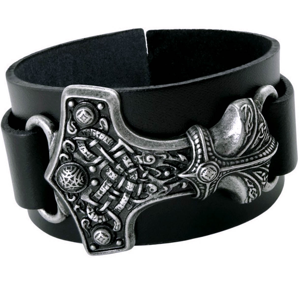 Thunder Hammer Leather Wrist Strap
