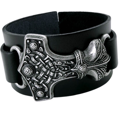 Thunder Hammer Leather Wrist Strap