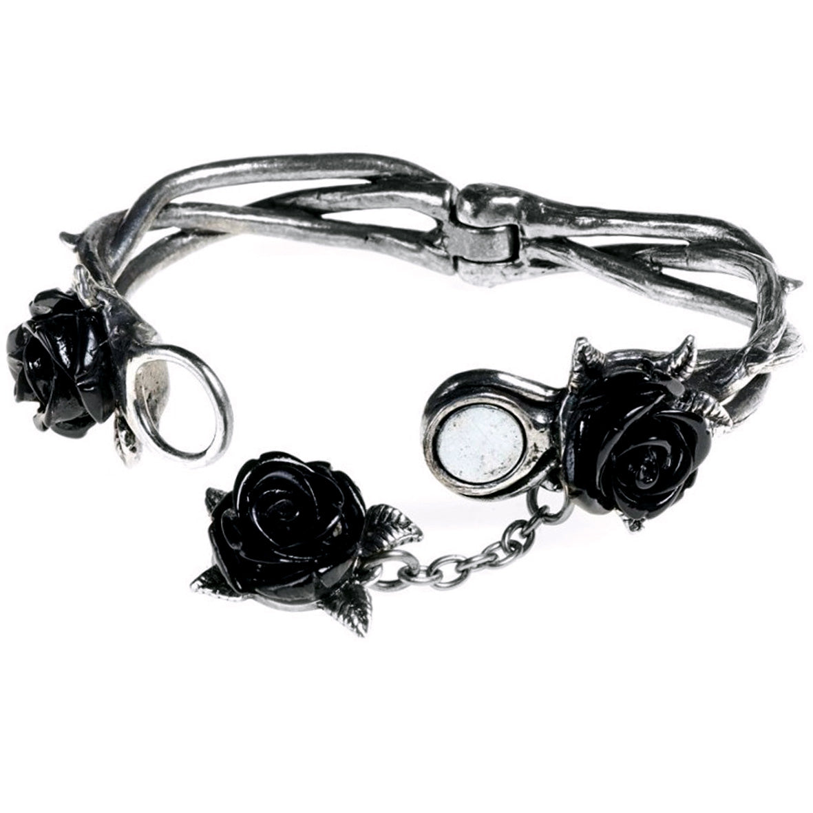 Wild Black Rose Bracelet