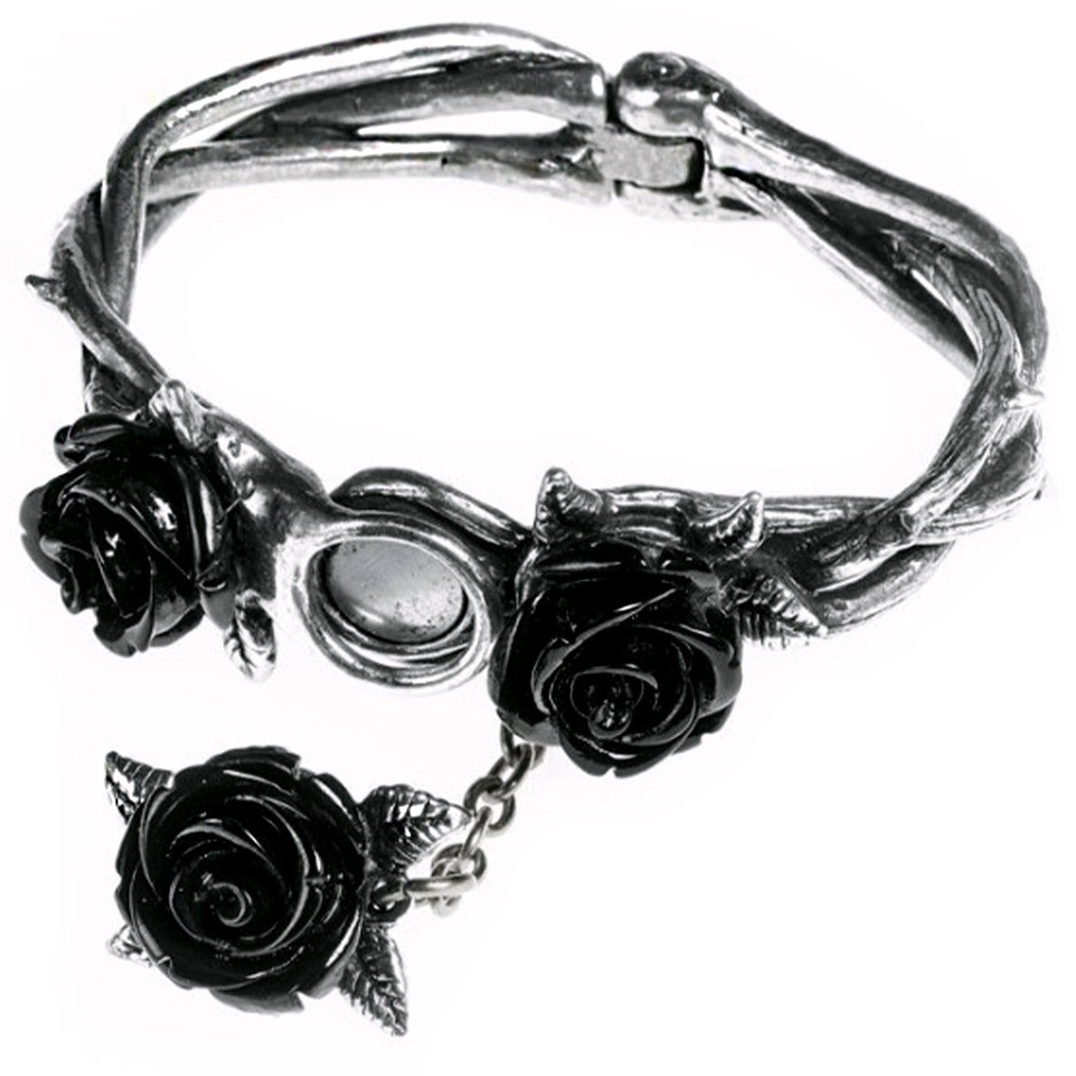 Wild Black Rose Bracelet