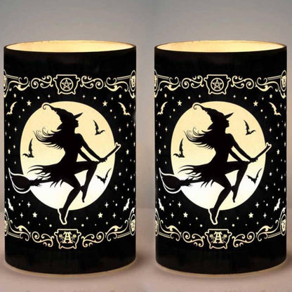 Witch By Moonlight Lanterns Set