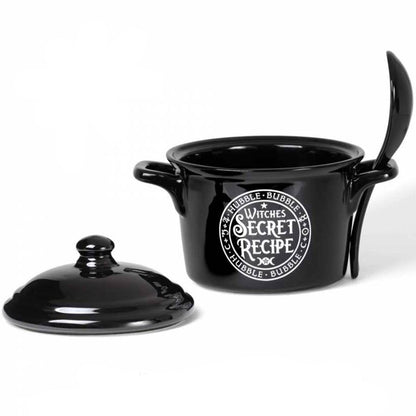 Witches Secret Recipe, Lidded Bowl with Spoon