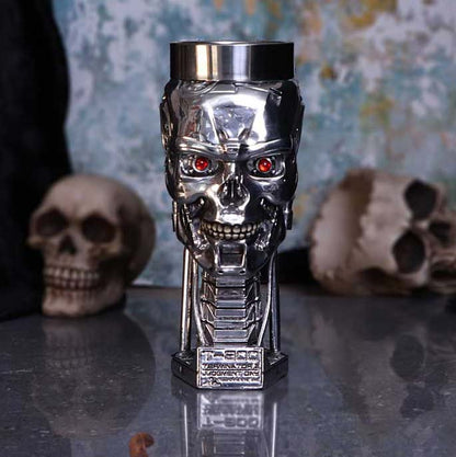 Terminator 2 T-800 Skull Goblet - Set of 2