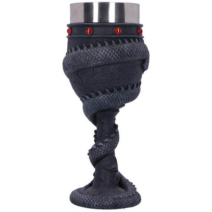 Dragon Coil Black Goblet - Set of 2