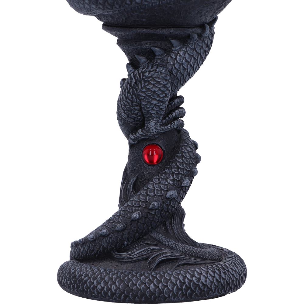 Dragon Coil Black Goblet - Set of 2