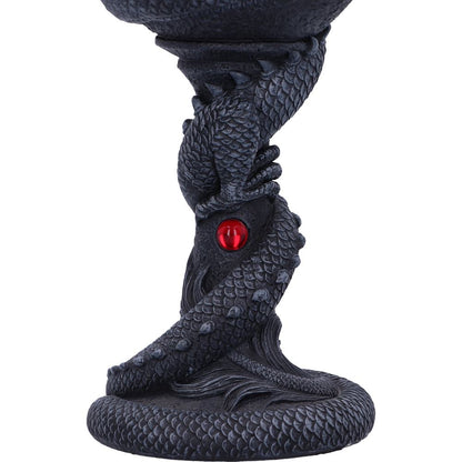 Dragon Coil Black Goblet - Set of 2