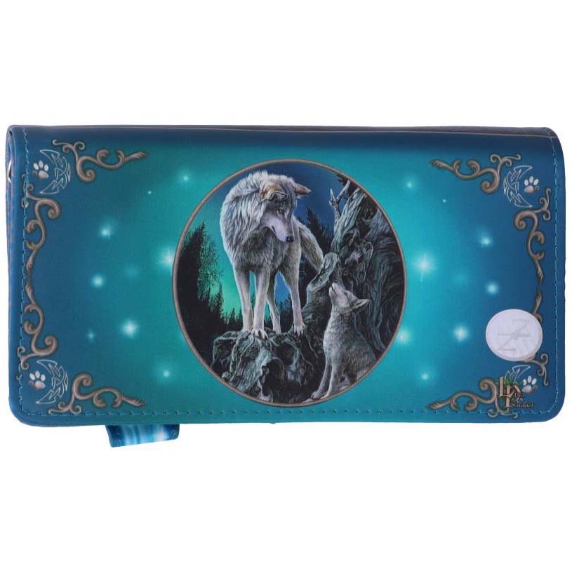 Wolf Guidance Embossed Purse