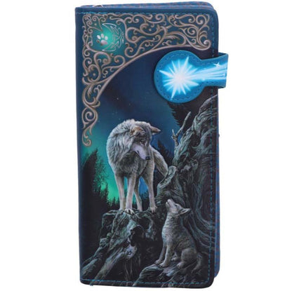 Wolf Guidance Embossed Purse