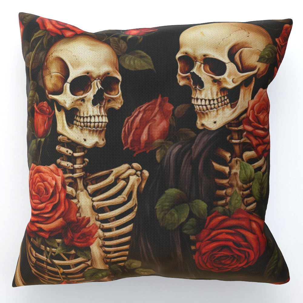 Bones In Romance Cushion, Double-Sided