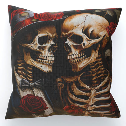 Bones In Romance II Cushion, Double-Sided