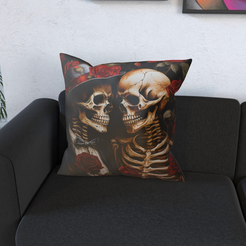 Bones In Romance II Cushion, Double-Sided