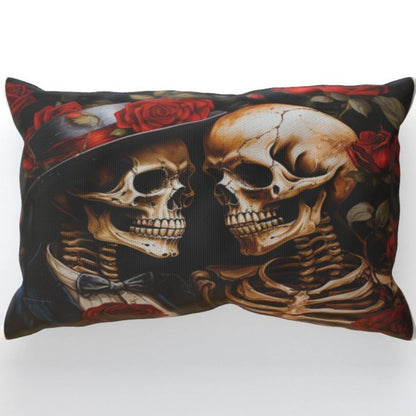 Bones In Romance II Cushion, Double-Sided