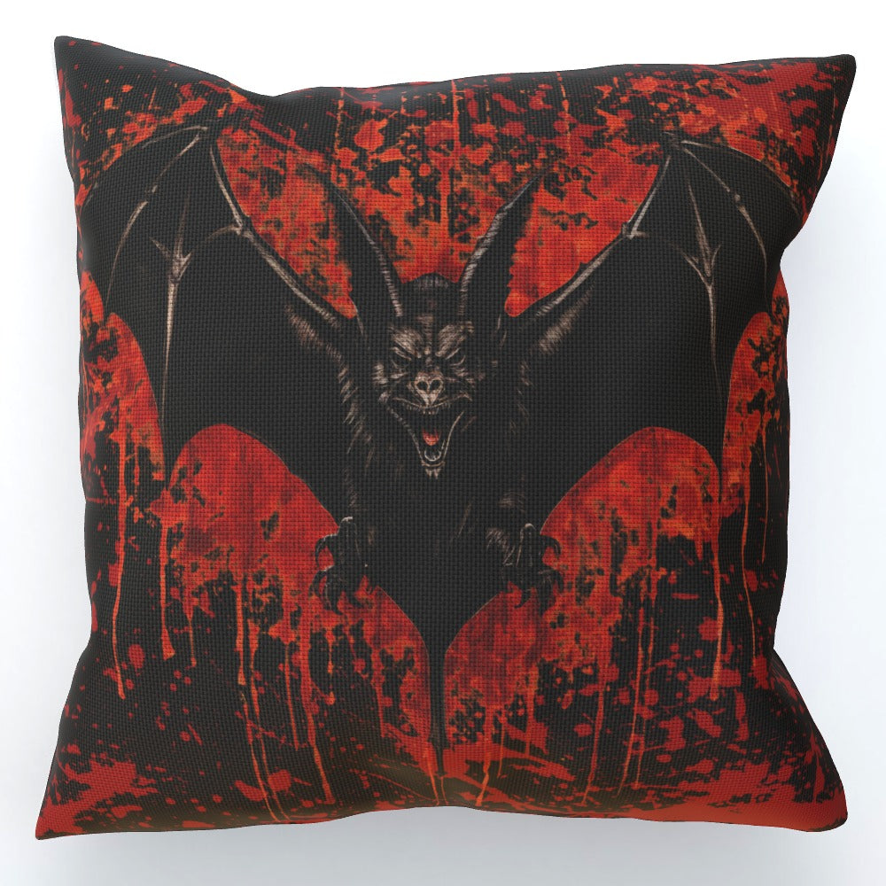 Bat Out Of Bloody Hell - Cushion, Double-Sided