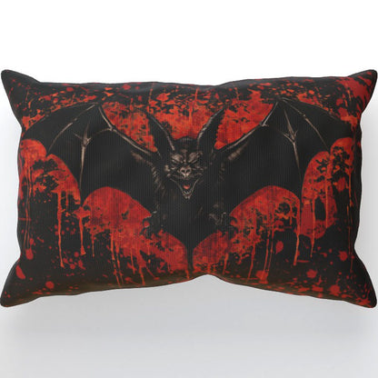 Bat Out Of Bloody Hell - Cushion, Double-Sided