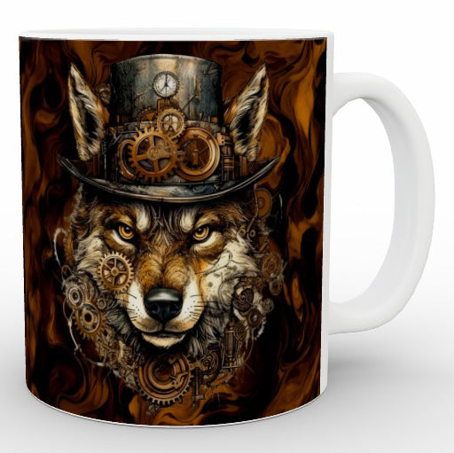 Steampunk Wolf - Mug Set