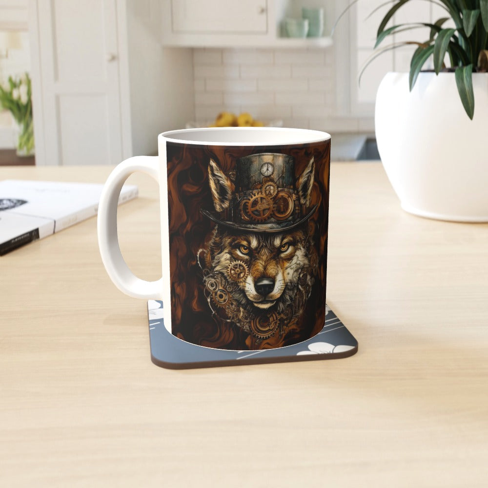 Steampunk Wolf - Mug Set