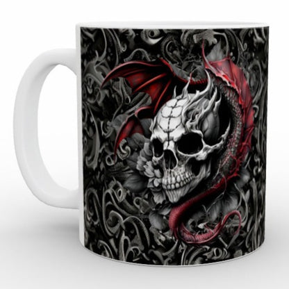 Skull With Dragon Spirit - Mug Set