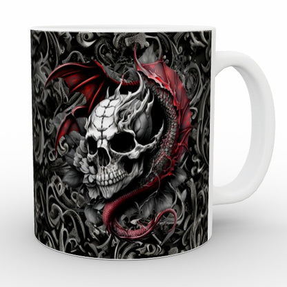 Skull With Dragon Spirit - Mug Set