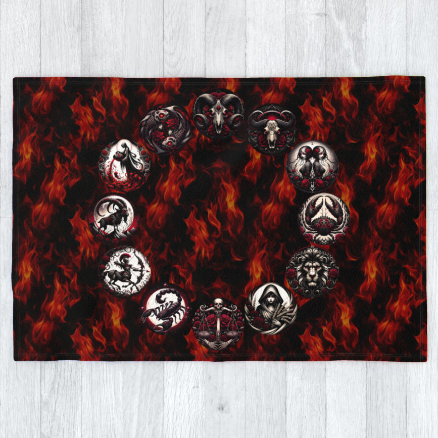 Hell's Zodiac - Polar Fleece Blanket