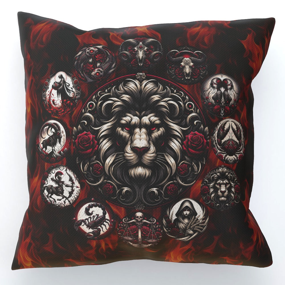 Leo Hell's Zodiac - Cushion, Double-Sided