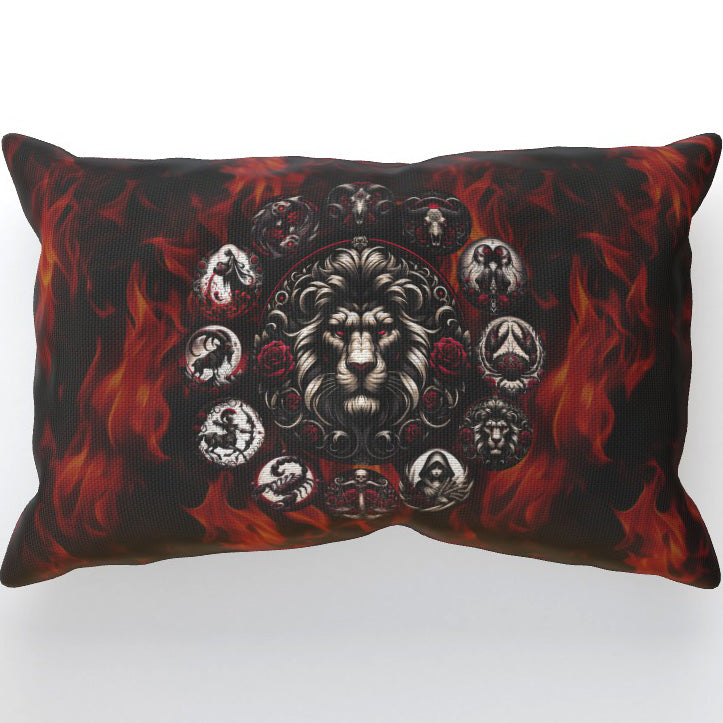 Leo Hell's Zodiac - Cushion, Double-Sided