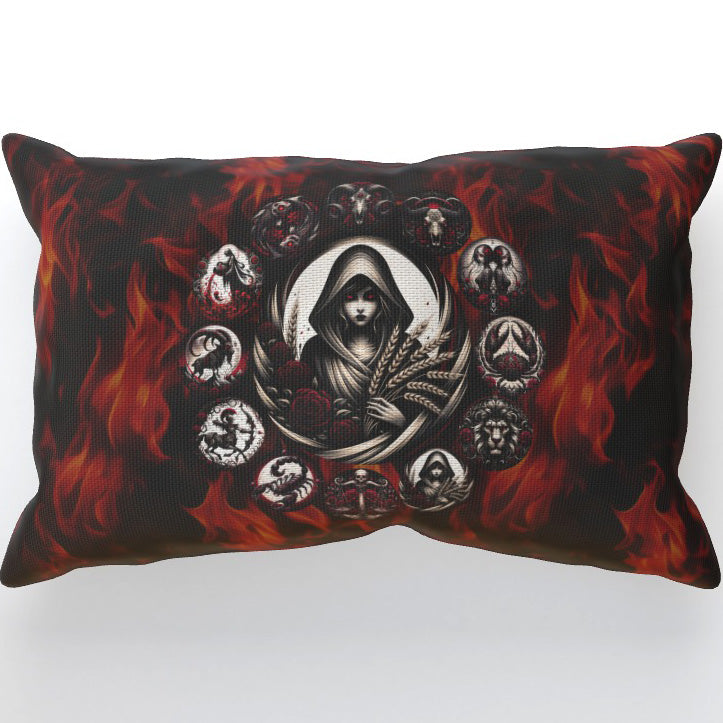 Virgo Hell's Zodiac - Cushion, Double-Sided