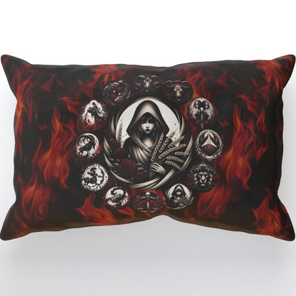 Virgo Hell's Zodiac - Cushion, Double-Sided