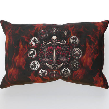 Libra Hell's Zodiac - Cushion, Double-Sided