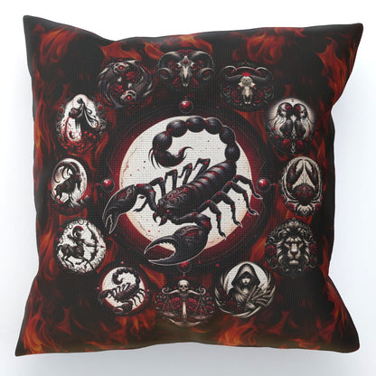 Scorpio Hell's Zodiac - Cushion, Double-Sided