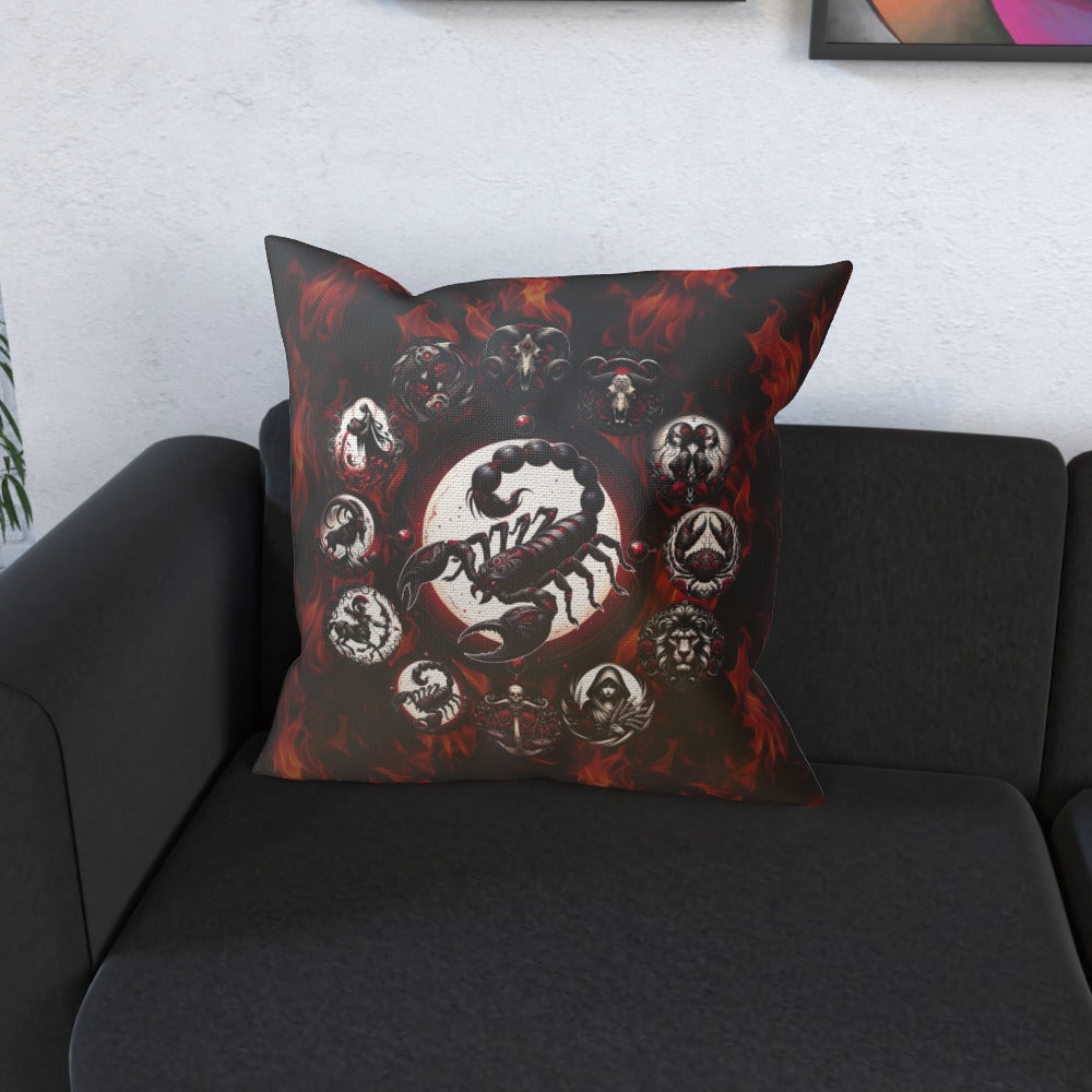 Scorpio Hell's Zodiac - Cushion, Double-Sided