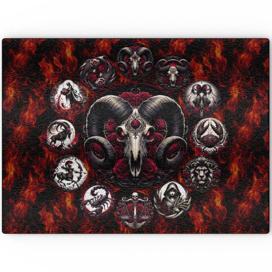 Aries Hell's Zodiac, Glass Chopping Board