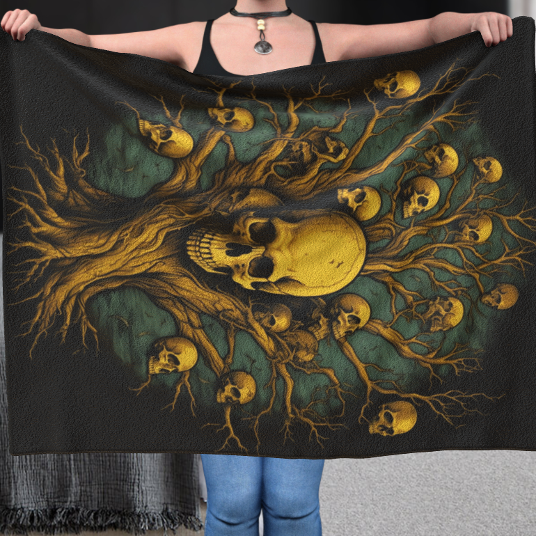 Soul Collector Tree of Death - Polar Fleece Blanket