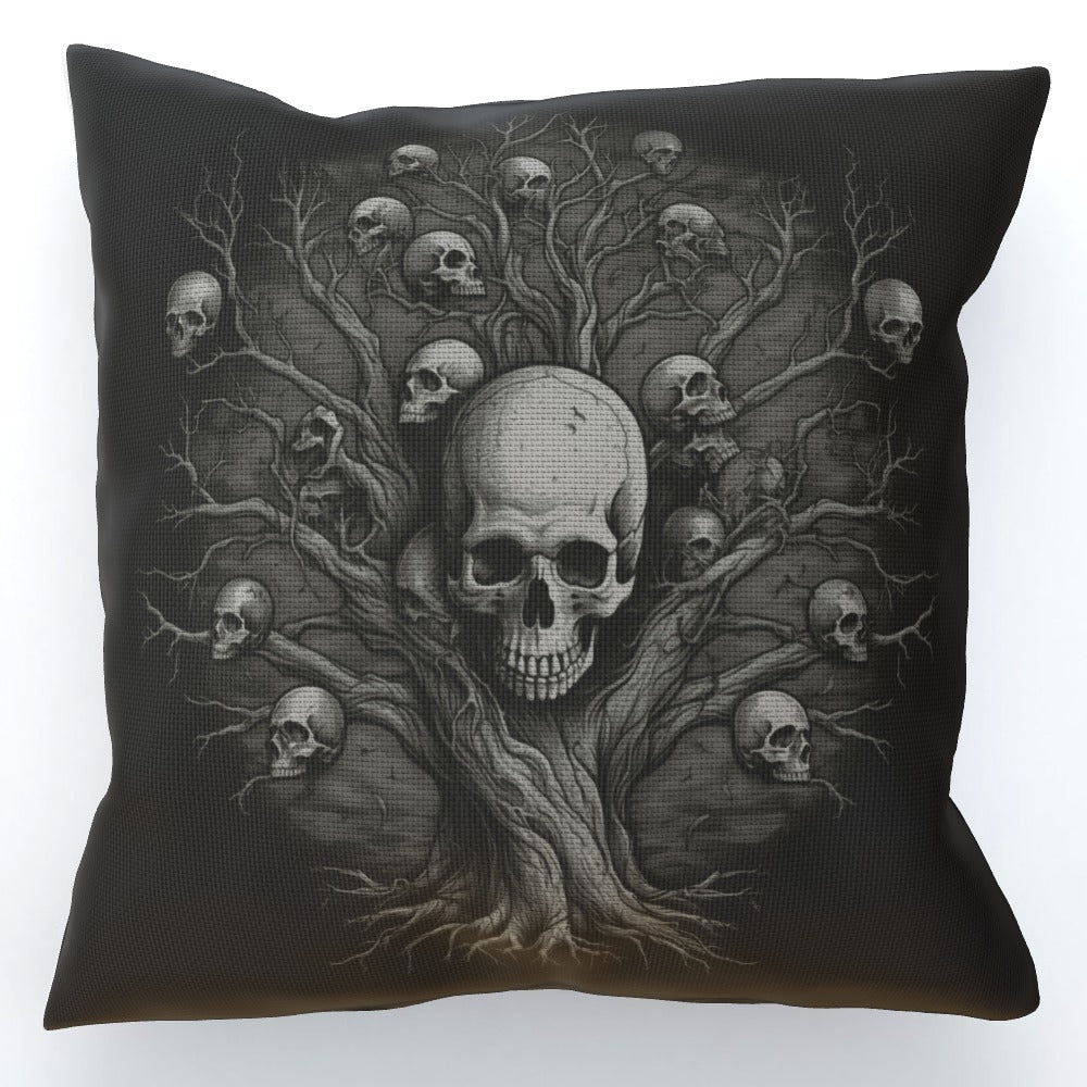 Shadow World Tree of Death - Cushion, Double-Sided