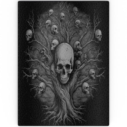 Shadow World Tree Of Death, Glass Chopping Board