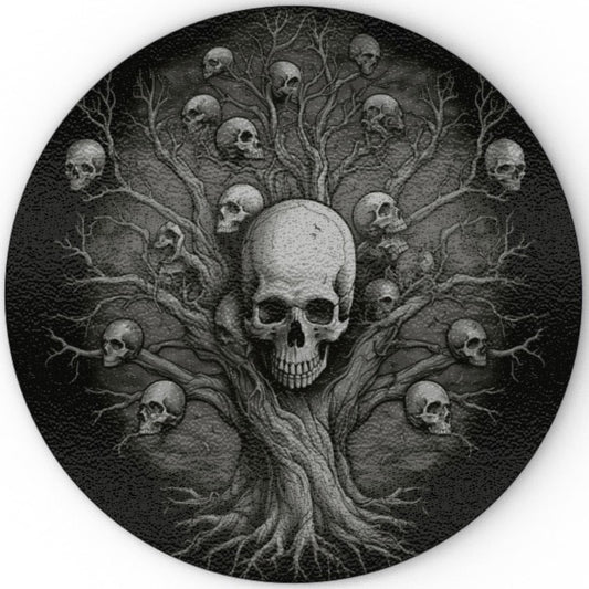 Shadow World Tree Of Death, Glass Chopping Board