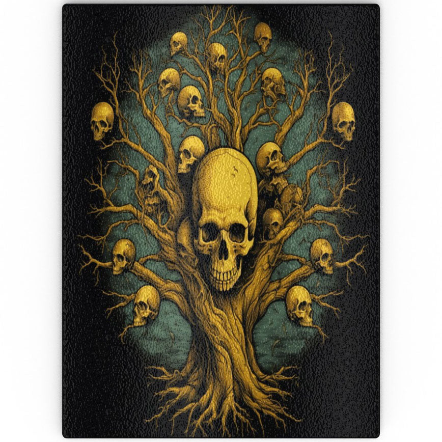 Soul Collector Tree of Death, Glass Chopping Board