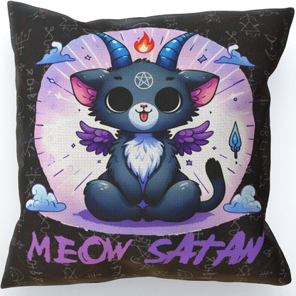 Meow Satan, Double-Sided Cushion