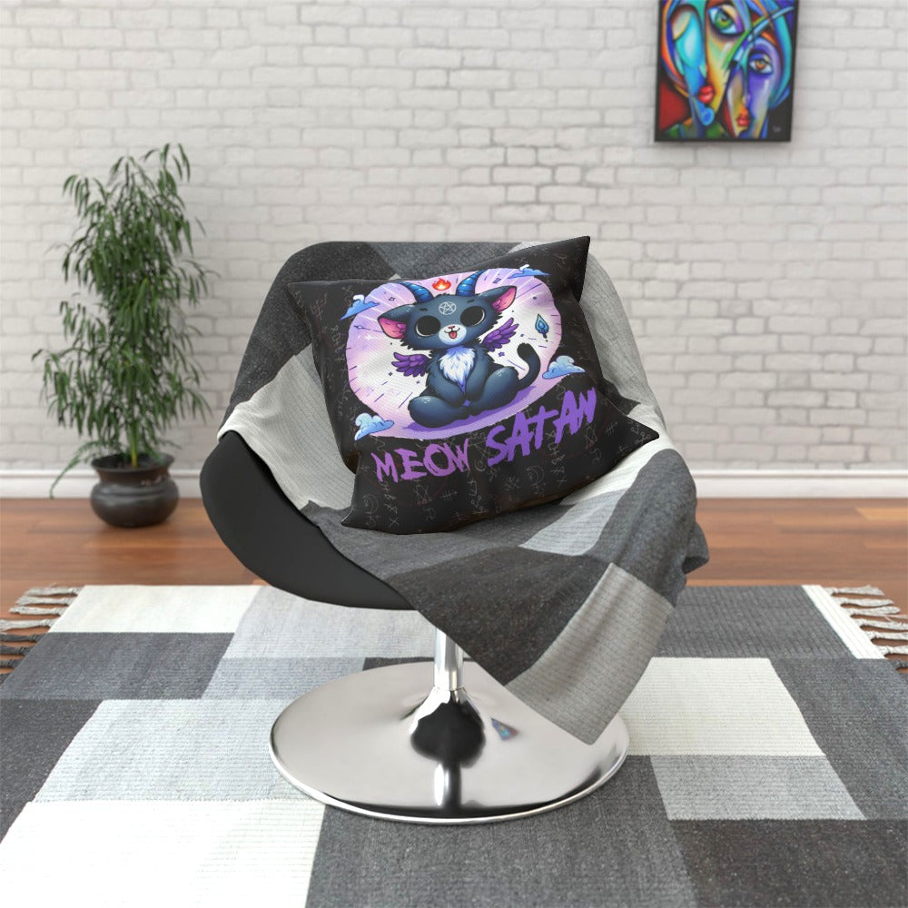 Meow Satan, Double-Sided Cushion