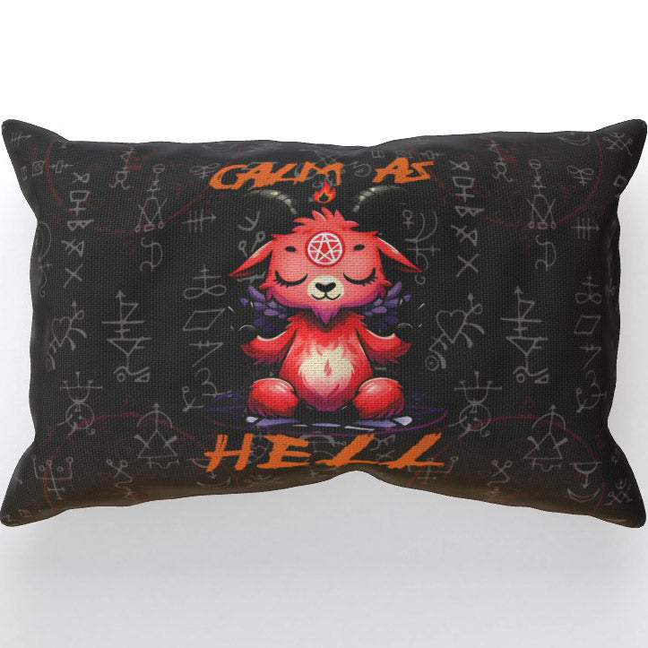 Calm As Hell, Double-Sided Cushion